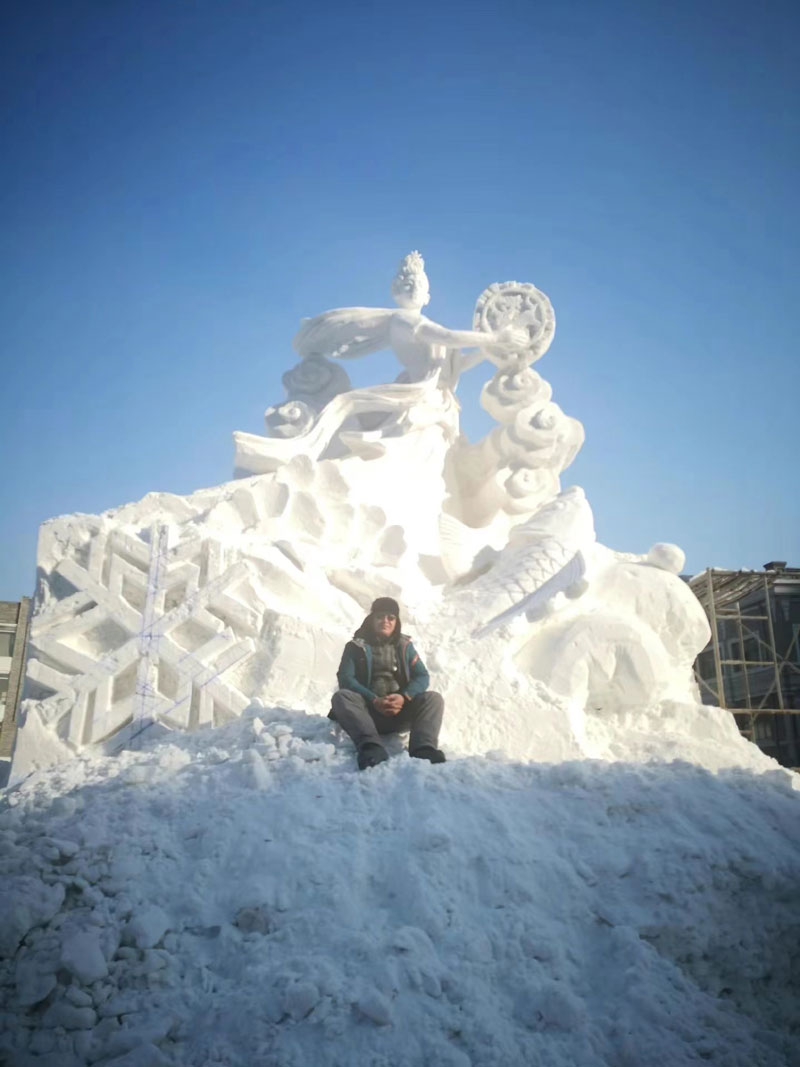 巴洛克雪雕--松江女人1